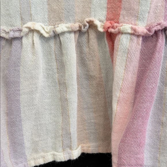 Rails Multicolor Striped Ruffle Tank Top - Picture 5 of 11